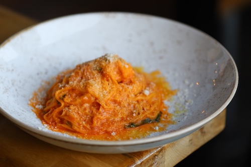 Image of a capellini pasta dish